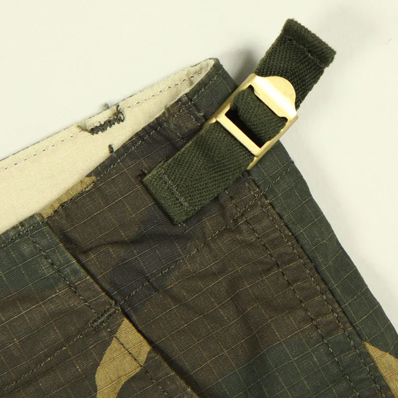 Carhartt WIP Aviation Short - Camo Laurel Rinsed-3